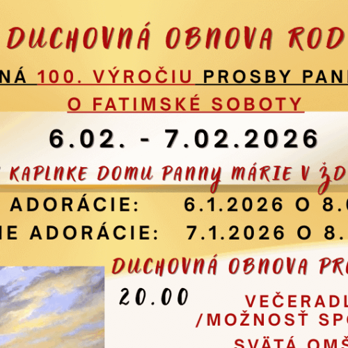 Duchovná obnova manželov a rodín